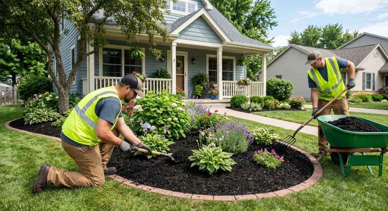 Flower Bed Mulching in Ventura County, CA