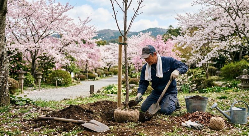 Japanese Maple Planting in Ventura County, CA