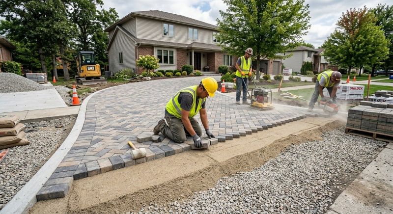 Paver Driveway Construction in Sacramento, CA
