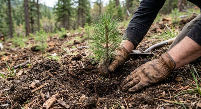 Pine Tree Planting in Ventura County, CA