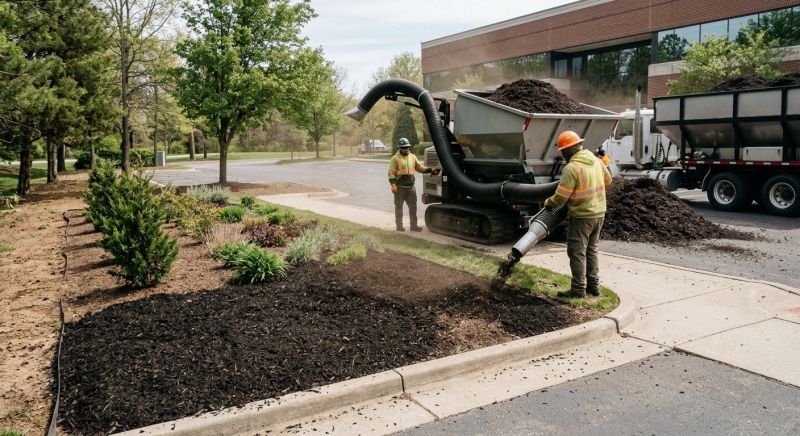 Apartment Mulching in Ventura County, CA