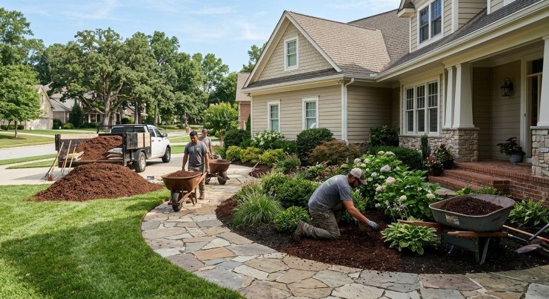 Black Mulch Installation in Honolulu, HI