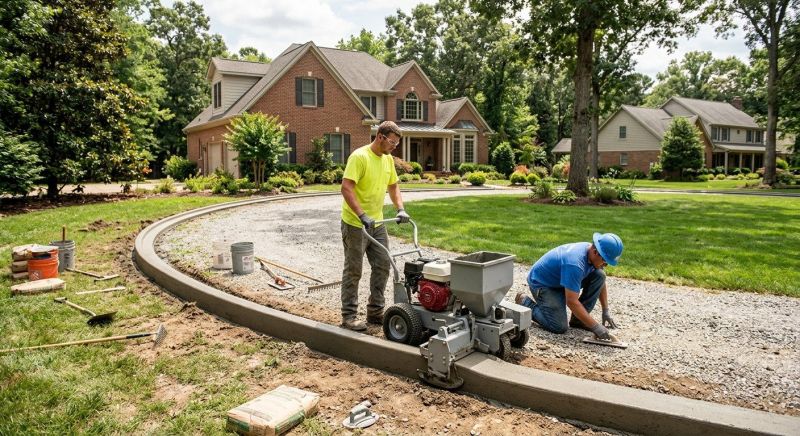 Concrete Curbing Installation in Citrus County, FL