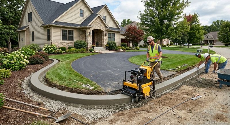 Concrete Curbing Installation in Citrus County, FL