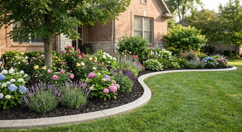 Flowerbed Curbing Installation in Citrus County, FL