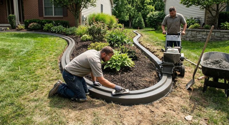 Garden Curbing Installation in Citrus County, FL