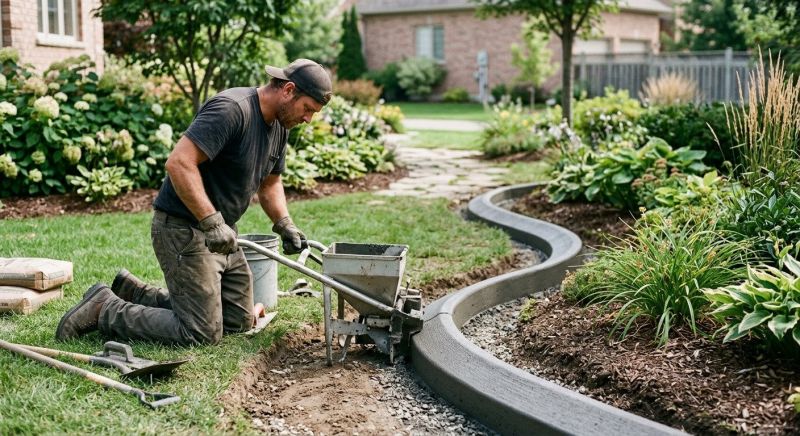 Garden Curbing Installation in Citrus County, FL