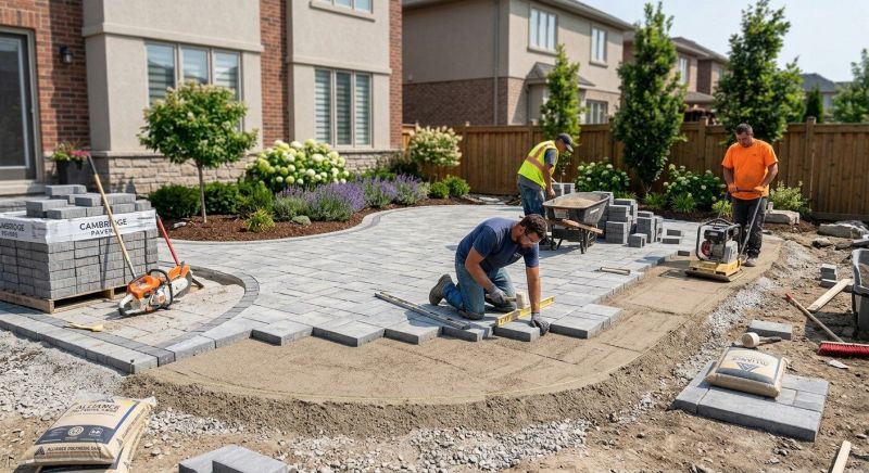 Hardscape Pavers Installation in Boston, MA