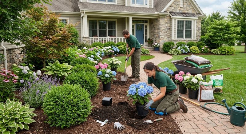 Hydrangea Planting in Honolulu, HI