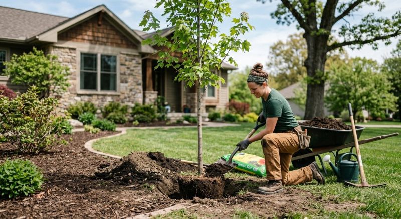 Maple Tree Planting in Honolulu, HI