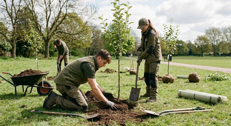 Oak Tree Planting in Honolulu, HI