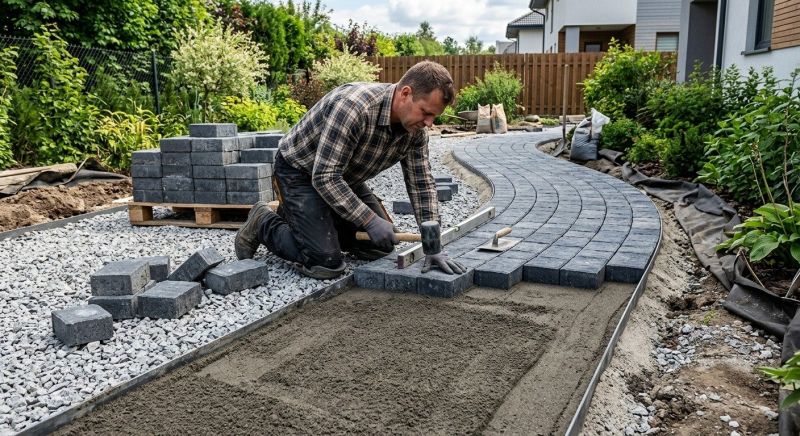 Pathway Pavers Installation in Boston, MA