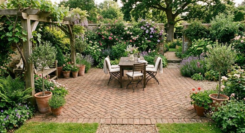 Patio Brick Installation in Burlington, VT