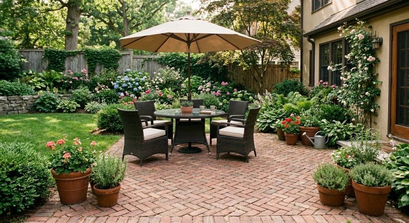 Patio Brick Installation in Providence, RI