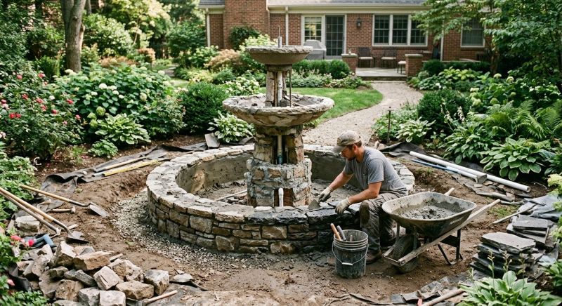 Patio Fountain Installation in Honolulu, HI