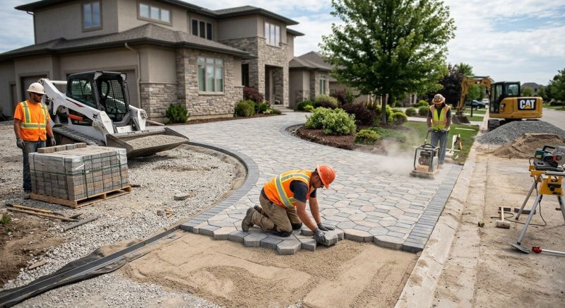 Paver Driveway Construction in Fort Collins, CO