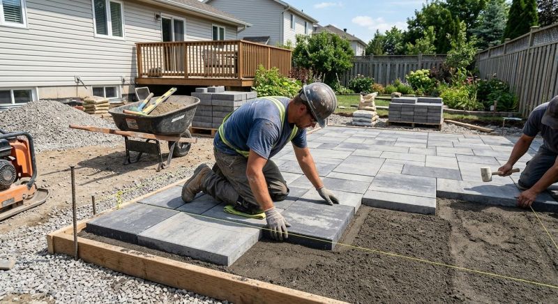 Paver Patio Installation in Norwalk, CT