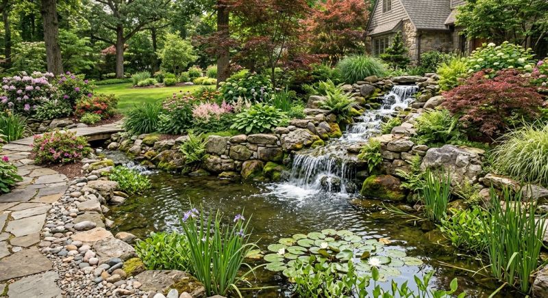 Pond Waterfall Installation in Honolulu, HI