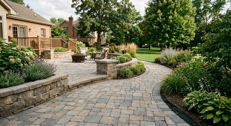 Poolside Hardscaping in Boston, MA