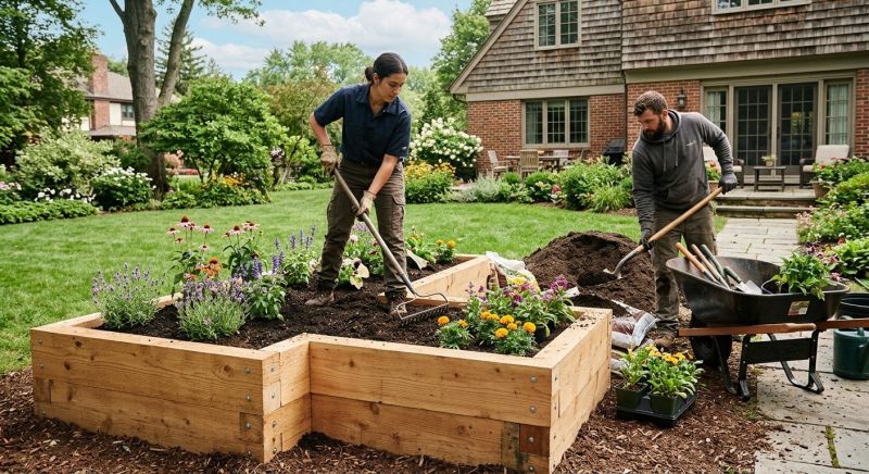 Raised Flower Bed Installation in Honolulu, HI