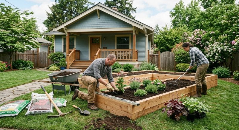 Raised Flower Bed Installation in Honolulu, HI