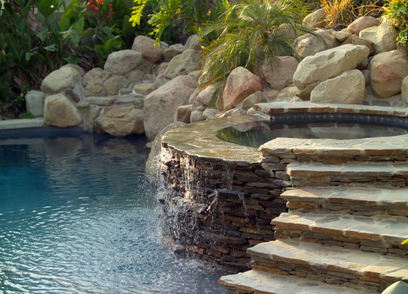 Rock Fountain Installation in Honolulu, HI