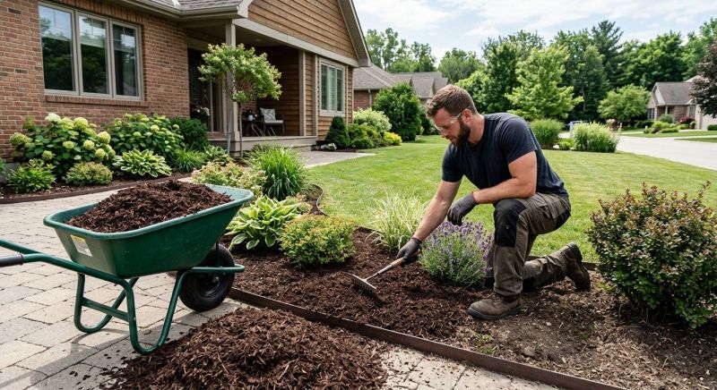 Shredded Mulch Installation in Honolulu, HI