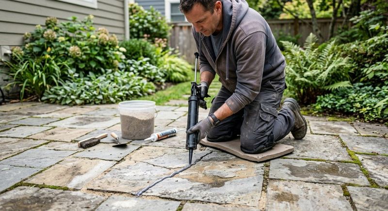 Stone Deck Installation in Boston, MA